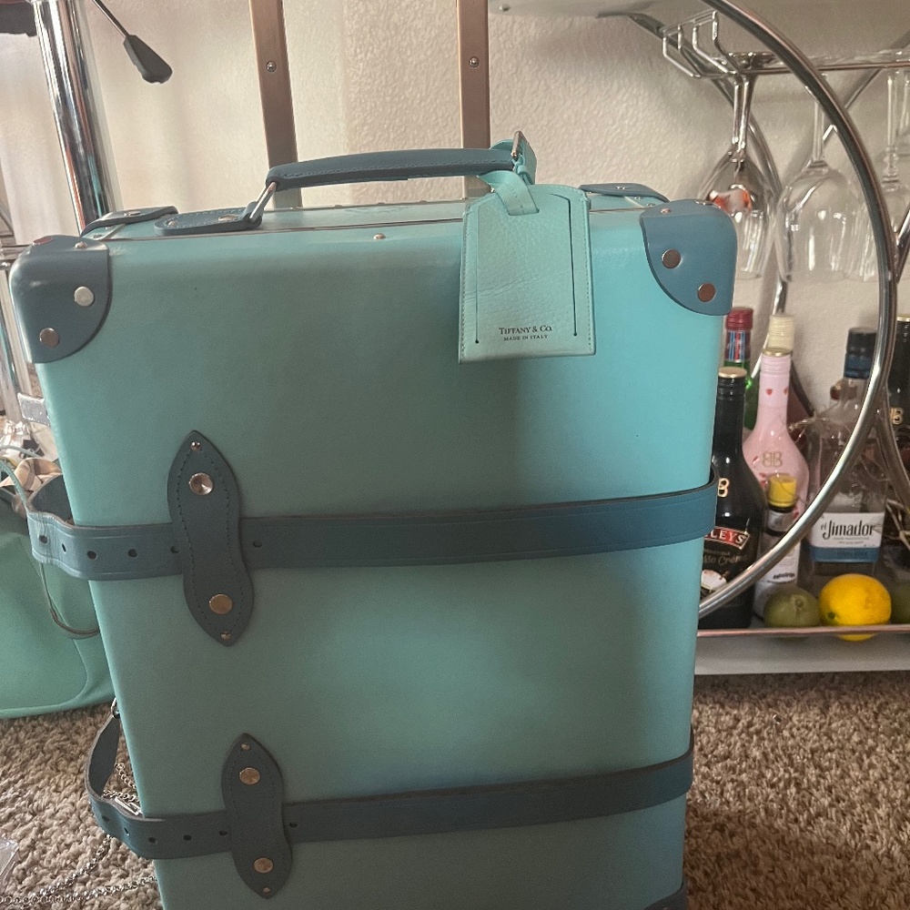 Tiffany and Company globe trotter, limited, edition luggage